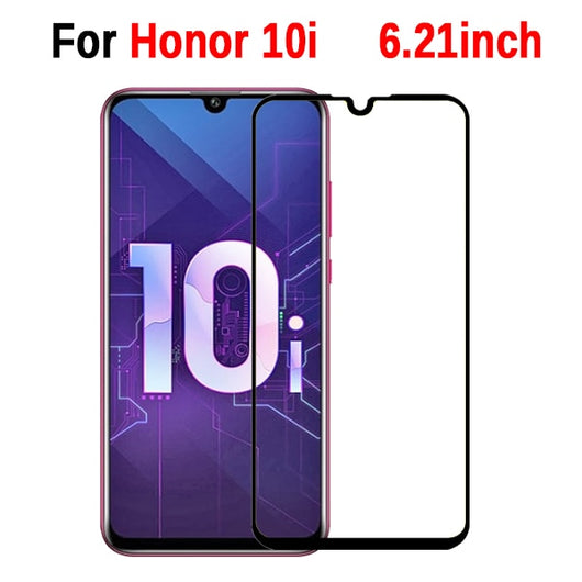 2pcs 3D Tempered Glass On 10i Honor 10i Screen Protector Full Cover Protective Glass For Huawei Honor Honer 10i 6.2