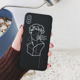 For iphone 11 Case Mona Lisa Art David Soft Silicone Phone Case cover For Apple iPhone 5S SE 6 6s 7 8 Plus XR XS 11Pro Max Case