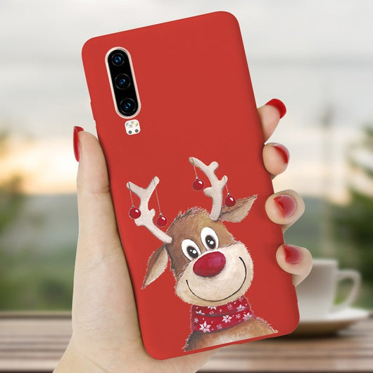 For Huawei Honor 10 10i 20i 20Lite 9 Lite 20 20 Pro 8C 8X 8S 8A Mate 10 Lite Happy New Year Deer Case For Honor 7A Pro 7C AUM-L4