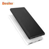 Besiter 5000 mah Ultra Thin Portable Power Bank for Smart Phones Laptop Universal External Battery Charger Powerbank