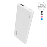 Besiter 5000 mah Ultra Thin Portable Power Bank for Smart Phones Laptop Universal External Battery Charger Powerbank