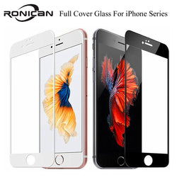 9H Full Coverage Cover Tempered Glass For iPhone 7 8 6 6s Plus Screen Protector Protective Film For iPhone X XS Max XR 5 5s SE