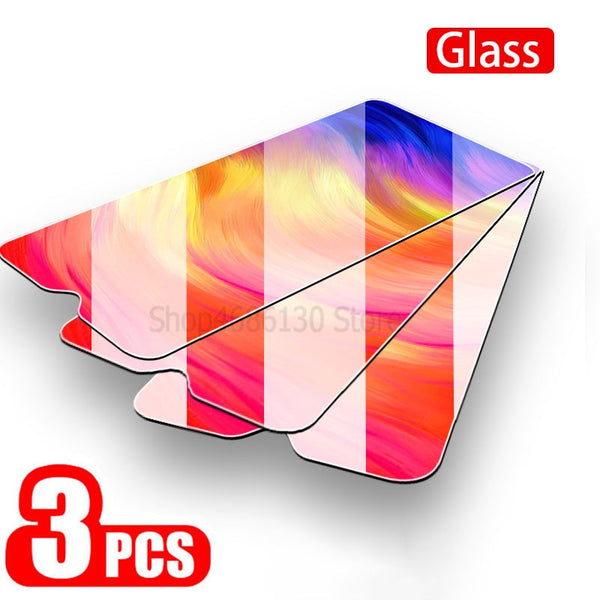 3PCS 9H Tempered Glass For Xiaomi Redmi Note 7 6 Pro Screen Protector Film Glass For Xiaomi Redmi 7 6 6A Note 7 Protective Glass