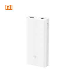 Xiaomi mi Power Bank 20000mAh 2C External Battery portable charging Dual USB Ports Two-wayQuick Charge QC3.0 20000 mAh Powerbank