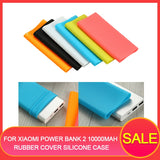 Case For Xiaomi Power Bank 2 10000mAh Rubber Cover Silicone Case For 2018 Powerbank Protector Case Scratchproof 147×71.2×14.2mm