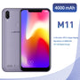 Original LEAGOO M11 4G Fingerprint Mobile Phone 6.18" Dual SIM Android 8.1 Quad Core 2GB RAM 16GB ROM 4000mAh Face ID Smartphone