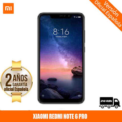 [Official Spanish Version Warranty] Xiaomi Note Redmi 6 Pro Smartphones 6.26 ”Screen notched 3 hard GB 32 hard GB, dual SIM