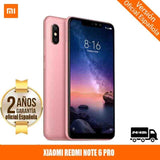 [Official Spanish Version Warranty] Xiaomi Note Redmi 6 Pro Smartphones 6.26 ”Screen notched 3 hard GB 32 hard GB, dual SIM