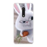 Phone Case  For Nokia 3 5 6 8 Soft Silicone TPU Ultra Thin Flower Floral Painted Back Cover For Nokia 3 5 6 8  Case