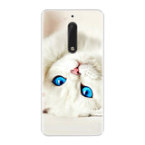 Phone Case  For Nokia 3 5 6 8 Soft Silicone TPU Ultra Thin Flower Floral Painted Back Cover For Nokia 3 5 6 8  Case