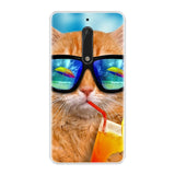 Phone Case  For Nokia 3 5 6 8 Soft Silicone TPU Ultra Thin Flower Floral Painted Back Cover For Nokia 3 5 6 8  Case