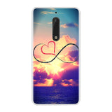 Phone Case  For Nokia 3 5 6 8 Soft Silicone TPU Ultra Thin Flower Floral Painted Back Cover For Nokia 3 5 6 8  Case