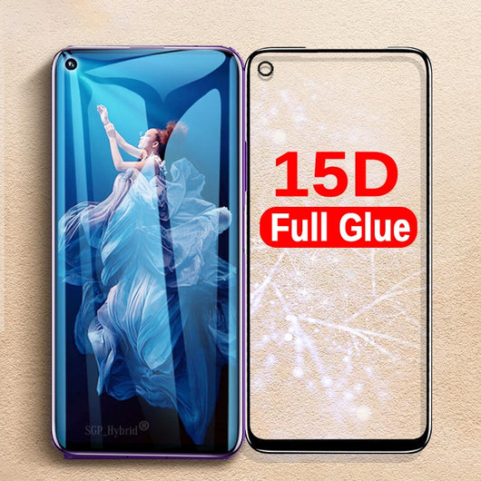 15D Full Glue Protective Glass For Huawei Honor 20 Pro Tempered Glass Screen Protector Safety Film On Honer 20 Honor20 Pro Glass