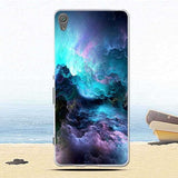 Phone Case For Sony Xperia XA Case F3111 F3112 Soft Silicone TPU Fashion Flower Painted Back Cover For Sony Xperia XA1 Plus Case