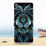 Phone Case For Sony Xperia XA Case F3111 F3112 Soft Silicone TPU Fashion Flower Painted Back Cover For Sony Xperia XA1 Plus Case