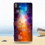 Phone Case For Sony Xperia XA Case F3111 F3112 Soft Silicone TPU Fashion Flower Painted Back Cover For Sony Xperia XA1 Plus Case