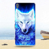 Phone Case For Sony Xperia XA Case F3111 F3112 Soft Silicone TPU Fashion Flower Painted Back Cover For Sony Xperia XA1 Plus Case