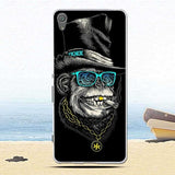 Phone Case For Sony Xperia XA Case F3111 F3112 Soft Silicone TPU Fashion Flower Painted Back Cover For Sony Xperia XA1 Plus Case