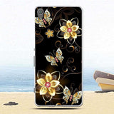 Phone Case For Sony Xperia XA Case F3111 F3112 Soft Silicone TPU Fashion Flower Painted Back Cover For Sony Xperia XA1 Plus Case