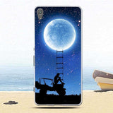 Phone Case For Sony Xperia XA Case F3111 F3112 Soft Silicone TPU Fashion Flower Painted Back Cover For Sony Xperia XA1 Plus Case