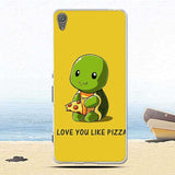 Phone Case For Sony Xperia XA Case F3111 F3112 Soft Silicone TPU Fashion Flower Painted Back Cover For Sony Xperia XA1 Plus Case