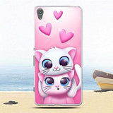 Phone Case For Sony Xperia XA Case F3111 F3112 Soft Silicone TPU Fashion Flower Painted Back Cover For Sony Xperia XA1 Plus Case