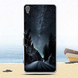 Phone Case For Sony Xperia XA Case F3111 F3112 Soft Silicone TPU Fashion Flower Painted Back Cover For Sony Xperia XA1 Plus Case