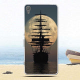 Phone Case For Sony Xperia XA Case F3111 F3112 Soft Silicone TPU Fashion Flower Painted Back Cover For Sony Xperia XA1 Plus Case