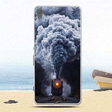 Phone Case For Sony Xperia XA Case F3111 F3112 Soft Silicone TPU Fashion Flower Painted Back Cover For Sony Xperia XA1 Plus Case