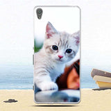 Phone Case For Sony Xperia XA Case F3111 F3112 Soft Silicone TPU Fashion Flower Painted Back Cover For Sony Xperia XA1 Plus Case