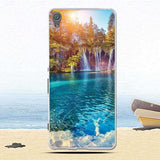Phone Case For Sony Xperia XA Case F3111 F3112 Soft Silicone TPU Fashion Flower Painted Back Cover For Sony Xperia XA1 Plus Case