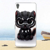 Phone Case For Sony Xperia XA Case F3111 F3112 Soft Silicone TPU Fashion Flower Painted Back Cover For Sony Xperia XA1 Plus Case