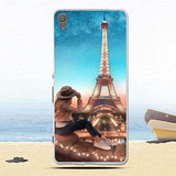 Phone Case For Sony Xperia XA Case F3111 F3112 Soft Silicone TPU Fashion Flower Painted Back Cover For Sony Xperia XA1 Plus Case