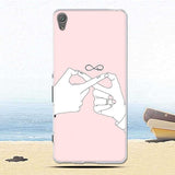 Phone Case For Sony Xperia XA Case F3111 F3112 Soft Silicone TPU Fashion Flower Painted Back Cover For Sony Xperia XA1 Plus Case