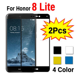 2pcs Glass For Huawei Honor 8 Lite light Protective Tempered Safety Glass On Honor 8 Honor8 Lite light 8lite Screen Protector