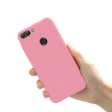 For Huawei P Smart 2018 Cases Silicone Soft TPU Back Cover For Funda Huawei P smart Case Cover Coque FIG-LX1 Psmart Phone Case