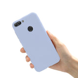 For Huawei P Smart 2018 Cases Silicone Soft TPU Back Cover For Funda Huawei P smart Case Cover Coque FIG-LX1 Psmart Phone Case