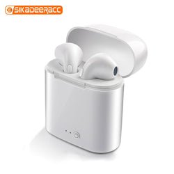 i7s TWS Wireless Bluetooth Earphone Mini Handsfree Charging Box Sport Earbuds Smartphone In-ear Headset For iPhone Xiaomi Huawei