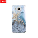 For Huawei Y3 2017 Case Soft Silicone Huawei Y3 2017 Transparent Back Cover 5.0'' TPU Y 3 2017 Phone Cases Cat flower