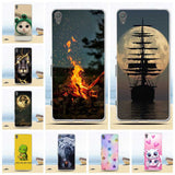 Phone Case For Sony Xperia XA Case F3111 F3112 Soft Silicone TPU Fashion Flower Painted Back Cover For Sony Xperia XA1 Plus Case