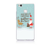 For Huawei P9 Lite 2017 Case Cover Silicone For Huawei P10 P20  Mate 20 Lite P Smart 2019 P30 Lite Pro Christmas Soft Coque Case