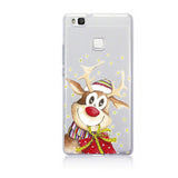 For Huawei P9 Lite 2017 Case Cover Silicone For Huawei P10 P20  Mate 20 Lite P Smart 2019 P30 Lite Pro Christmas Soft Coque Case