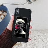 For iphone 11 Case Mona Lisa Art David Soft Silicone Phone Case cover For Apple iPhone 5S SE 6 6s 7 8 Plus XR XS 11Pro Max Case