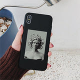 For iphone 11 Case Mona Lisa Art David Soft Silicone Phone Case cover For Apple iPhone 5S SE 6 6s 7 8 Plus XR XS 11Pro Max Case