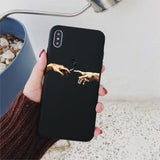 For iphone 11 Case Mona Lisa Art David Soft Silicone Phone Case cover For Apple iPhone 5S SE 6 6s 7 8 Plus XR XS 11Pro Max Case