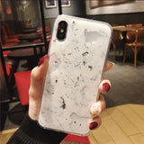 Lovebay Phone Case For iPhone 11 6 6s 7 8 Plus X XR XS Max Luxury Bling Gold Foil Marble Glitter Soft TPU For iPhone 11 Pro Max
