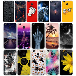 K Case For Xiaomi Redmi 4X Cover Cute Bags Soft Silicone TPU Cover For Xiaomi Redmi 4X Case For Redmi 4X  Phone Cases