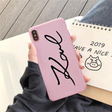 JAMULAR Karl Phone Cases For iPhone X 11 Pro XS MAX X XR 7 6 6s 8 Plus Fashion Matte Soft TPU Back Cover  Cat Pattern Coque Capa