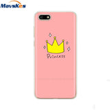 For Huawei Y5 2018 Case For Huawei Y5 Lite 2018 / Y5 Prime 2018 Case Soft Silicone Cover Cute TPU Fundas Coque for Y 5 2018