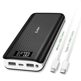 Xiaomi Power Bank 30000mAh Portable Charger Waterproof Bateria Portatil Powerbank for Huawei Iphone External Battery Double USB